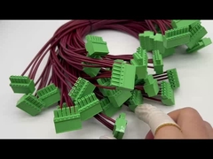 Druty końcowe z okrągłym pierścieniem z materiałem z płaszcza PVC