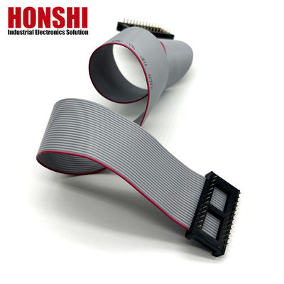IDC Męski złącze 6 8 10 12 14 16 18 26 40 Pin 2,54 mm Pitch Dip Flat Ribbon Cable