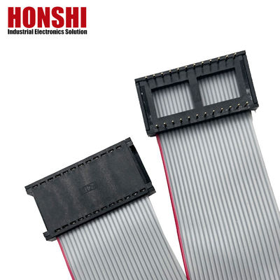 IDC Męski złącze 6 8 10 12 14 16 18 26 40 Pin 2,54 mm Pitch Dip Flat Ribbon Cable