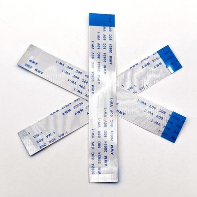 30 Pin Shielded FFC Cable Awm 20706 1,0 mm 0,5 mm Pitch Flat Flex Ribbon Cable