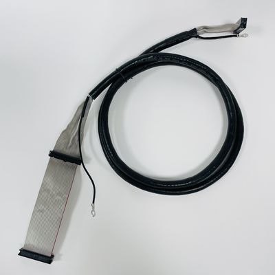 2.54mm Pitch Black Ribbon Flat Cable z UL2651 28awg IDC konektorem
