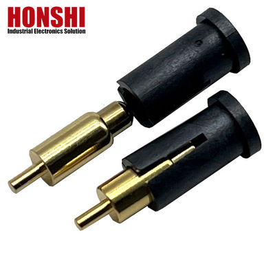 2.8mm Pogo Pin Connector Dip Typ Złote Płaty mosiądzowe Pogo Pin