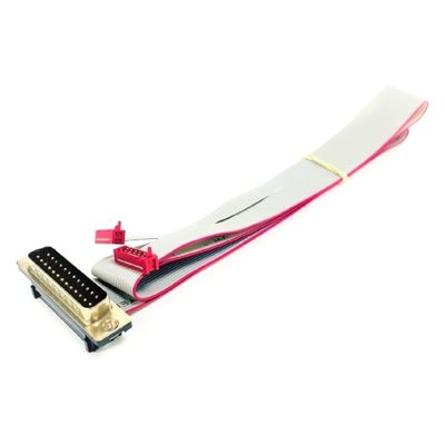 8 pin 10 pin męski kablówka płaska zestaw IDC kabel wstążkowy czerwony Micro Match Connector