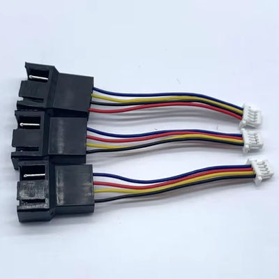 Niestandardowy JST SM2.5 4 Pin To JST SH1.0 4 Pin Wire Harness z przewodnikiem platerowanym cynowym