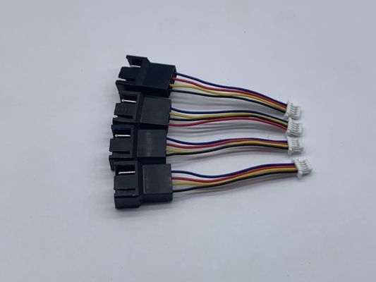 Niestandardowy JST SM2.5 4 Pin To JST SH1.0 4 Pin Wire Harness z przewodnikiem platerowanym cynowym