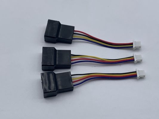 Niestandardowy JST SM2.5 4 Pin To JST SH1.0 4 Pin Wire Harness z przewodnikiem platerowanym cynowym