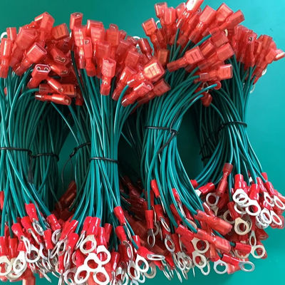 Druty końcowe z okrągłym pierścieniem z materiałem z płaszcza PVC