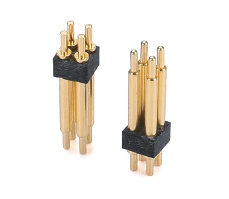 1.27mm H3.8mm Pogo Pin Connector Brass C6801 Material 12 Pin Connector z precyzją