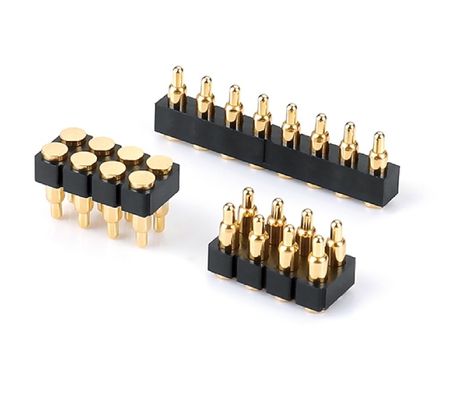 1.27mm H3.8mm Pogo Pin Connector Brass C6801 Material 12 Pin Connector z precyzją