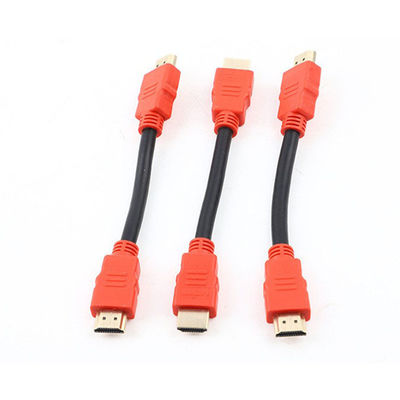 Złote pokrycie układanego kablu 4K HDTVI 1.4 2.0 Kabel 30AWG Do telewizora PC
