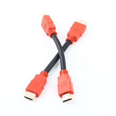 Złote pokrycie układanego kablu 4K HDTVI 1.4 2.0 Kabel 30AWG Do telewizora PC