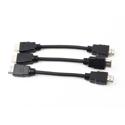 Złote pokrycie układanego kablu 4K HDTVI 1.4 2.0 Kabel 30AWG Do telewizora PC