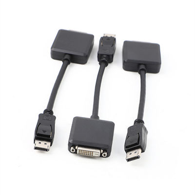 DP Mężczyzna do DVI Kobieta Adapter Kabel 200mm Złoty Palted Do PC TV Elektronicznego połączenia