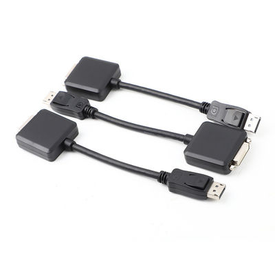 DP Mężczyzna do DVI Kobieta Adapter Kabel 200mm Złoty Palted Do PC TV Elektronicznego połączenia