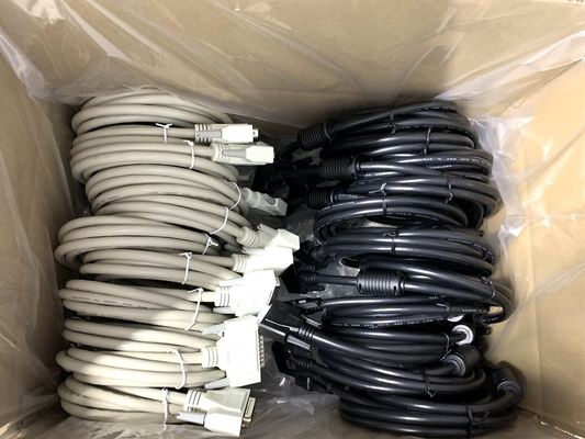 HPDB 100 Pin MDR Connector SCSI Cable Assembly Czarny drut z materiałem kontaktowym z mosiądzu