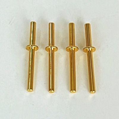 Złoto pokryte miedziane szpilki obrabiane 1,6x20 mm do CNC Centrum Vertical Machining