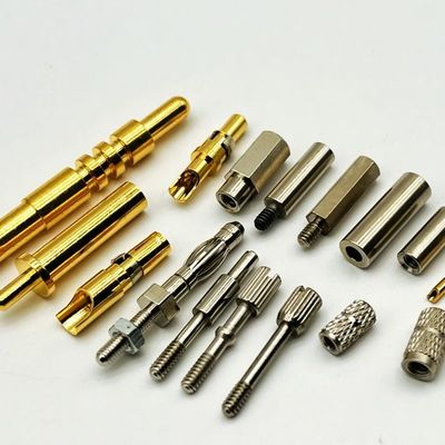 Złoto pokryte miedziane szpilki obrabiane 1,6x20 mm do CNC Centrum Vertical Machining