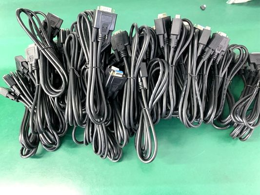 Elektroniczny układ kształtowanego kabla Męski do Męskiego Kobiecy Kabel DB do 9 Pin D Sub Kabel