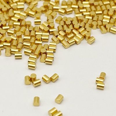 Specjalnie wykonane szpilki 1,8 mm średnica 10 u 'złote miedziane szpilki kontaktowe mężczyzna