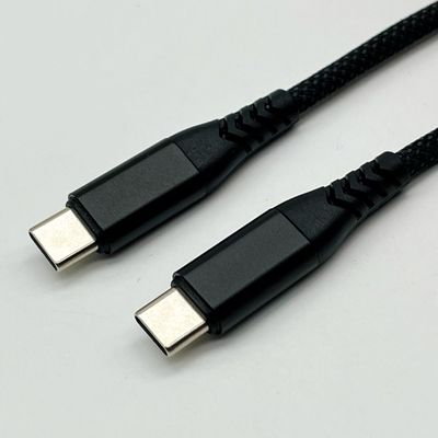 1m Czarny ukształtowany kabel USB UL2725 28Awg do szybkiej synchronizacji danych i ładowania