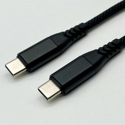 1m Czarny ukształtowany kabel USB UL2725 28Awg do szybkiej synchronizacji danych i ładowania