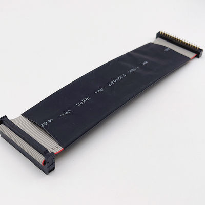 Niestandardowy 2,54 mm Czarny kabl płaski 6 pin - 64 pin IDC Flat Ribbon Cable Assembly