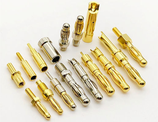 Banana Plug Precision Machined Multilam Pin Contact 4mm Solder Cup Termination
