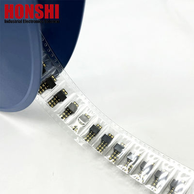2.54mm High Current Pogo Pin Connector Kobieta 2x7P Złote pokrycie H2.5 SMT Typ dla PCB