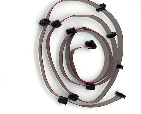 Niestandardowy 6 Pin - 64P IDC Flat Cable Assembly 2.54mm Pitch ribbon cable