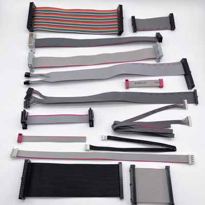 Niestandardowy 6 Pin - 64P IDC Flat Cable Assembly 2.54mm Pitch ribbon cable