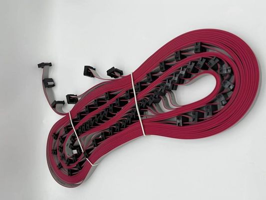 6 do 24 szpilów kabel wstążkowy 2,54 mm UL2651 Biały kabel wstążkowy IDC
