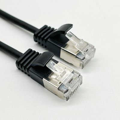 0.5m - 20m Czarny kabel RJ45 Ethernet Okrągły kabel Cat7 Patch