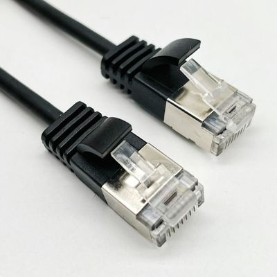0.5m - 20m Czarny kabel RJ45 Ethernet Okrągły kabel Cat7 Patch