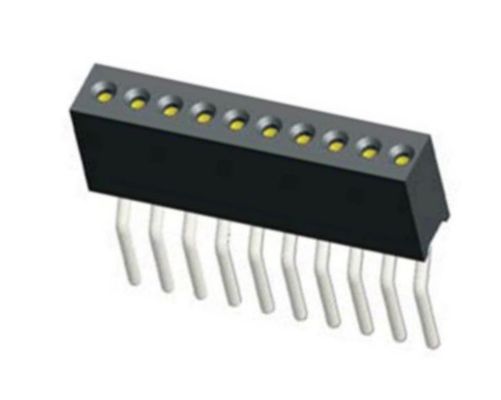 1.27mm Obróbka kobieca głowica H4.1 Okrągły pojedynczy rząd pod kątem prawym głowica szpilki kobieca