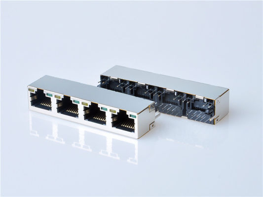 8p8c RJ45 Jack Connector PCB Mount For Network Socket Internet Modularne stop miedziane
