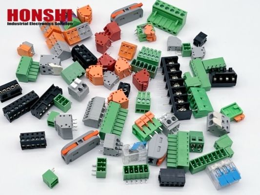 2.5mm 3.5mm bezszrobowy blok końcowy łącznik PCB wiosenne bloki końcowe