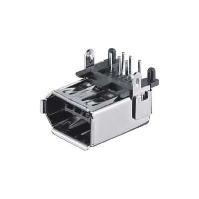 SM-6P Mężczyzna CN3 Serwer I / O Connector IEEE 1394 Kobieta Connector Typ lutowniczy