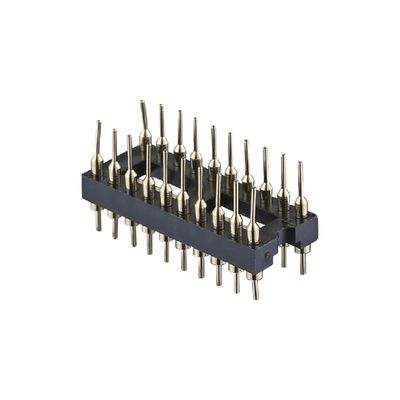 Wyróbkowane okrągłe nagłówki pinów typu SMT PCB H3.0mm 6 Pin - 64 Pin IC Socket