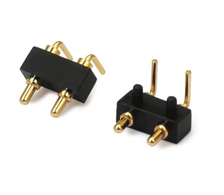 3.0mm 2pin Mężczyzna Pogopin Jednorzędny rząd Prawy kąt Dip Pogo Pin wodoodporny złącze