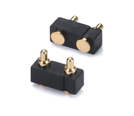 3.0mm 2pin Mężczyzna Pogopin Jednorzędny rząd Prawy kąt Dip Pogo Pin wodoodporny złącze