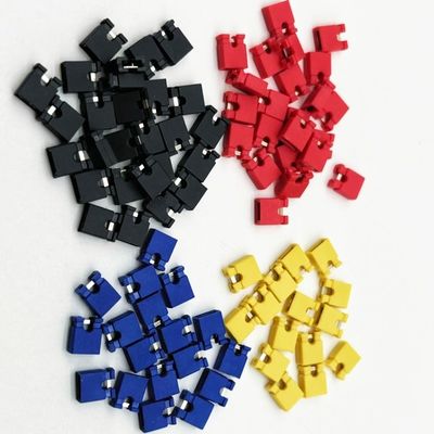 3A-5A 2.54mm Pitch Mini Jumper Wysokość 6.0mm Czerwony Błękitny Żółty Czarny z otwartym pokryciem