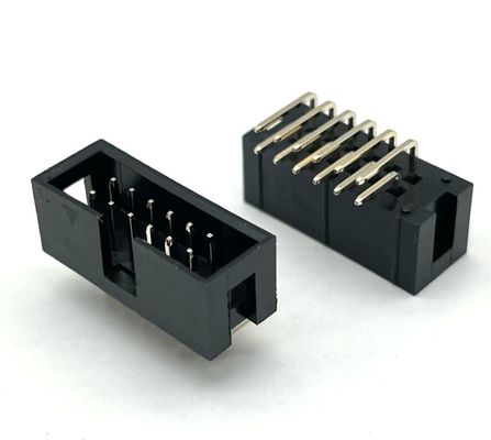 Pod kątem prawym łącznik nagłówka pudełka DIP PCB DC3 12 szpilów nagłówki 2,54mm Pitch