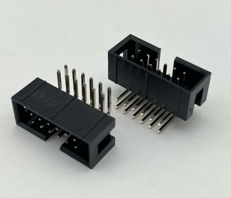 Pod kątem prawym łącznik nagłówka pudełka DIP PCB DC3 12 szpilów nagłówki 2,54mm Pitch