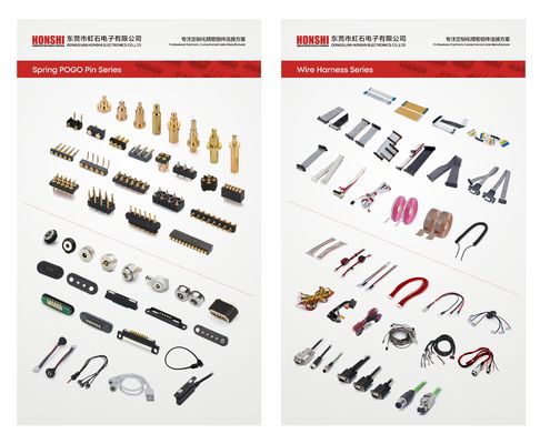 Niestandardowy 2,54mm Pitch Spring Loaded Pogo Pin Connector Dip Type Female Header 10 Pin