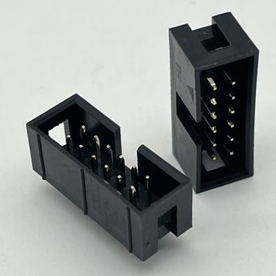 2.54mm Prostowy łącznik nagłówka pudełka 12 pin IDC łącznik nagłówka pudełka 2x6p
