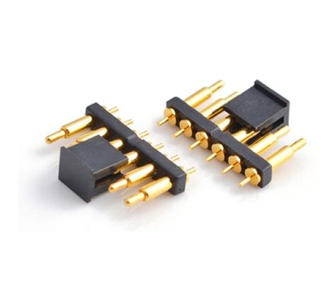 Niestandardowy 2,54mm Pitch Spring Loaded Pogo Pin Connector Dip Type Female Header 10 Pin