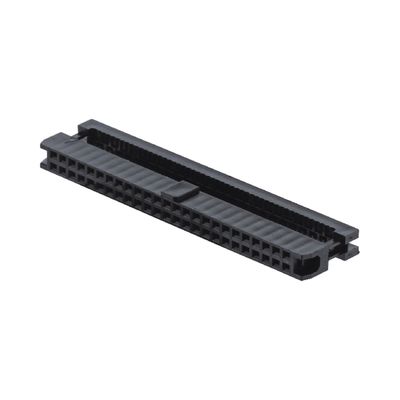 8 Pin - 24 Pin Jednorzędny złącze IDC 2,54 mm Pitch Black Female FC Socket