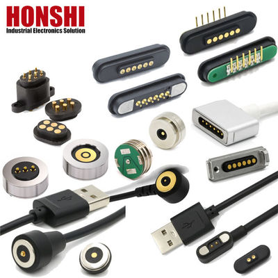 8pin magnetyczny łącznik męski kobiecy łącznik Pogo Pin dla płyty PCB