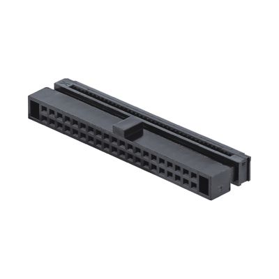 1.27mm Pitch Black IDC Connector 10 Pin - 100 Pin Female Socket Flat Cable FC Socket
