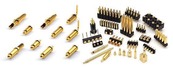 Niestandardowy 2,54mm Dip Typ 3pin H1.5mm Pogo Pin złącza do złącza sprężynowego